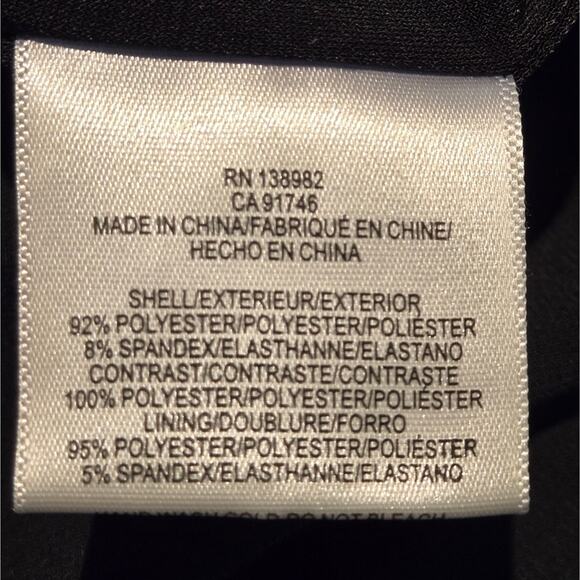 Dress the Population Farah Black Sequin Halter Fit & Flare Gown, Size Med - Picture 7 of 8